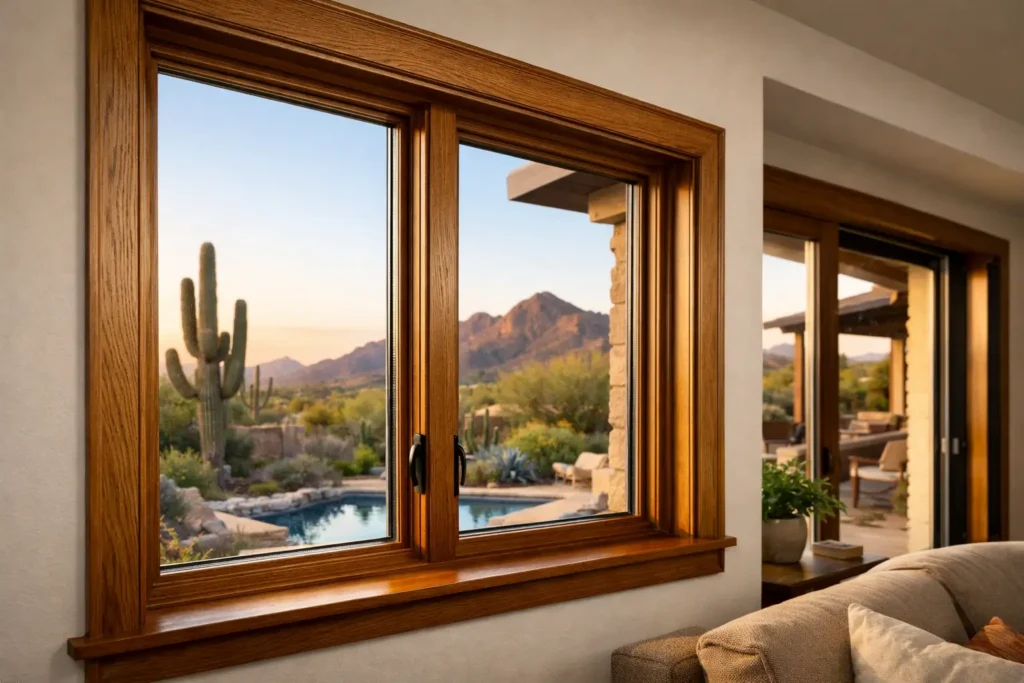Wood Frame Replacement Windows for Arizona Homes