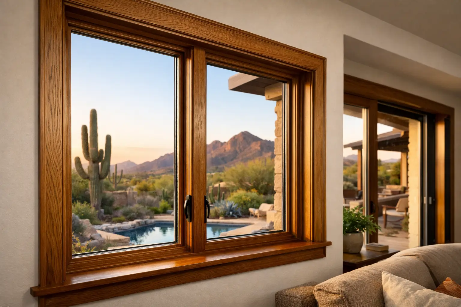 Wood Frame Replacement Windows for Arizona Homes