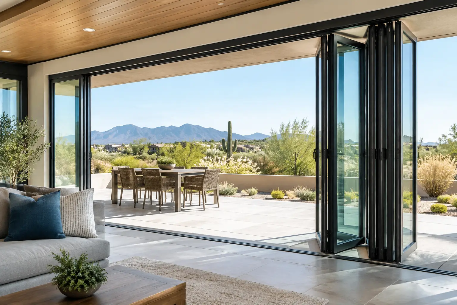 A Guide to Folding Glass Walls for Arizona Homes