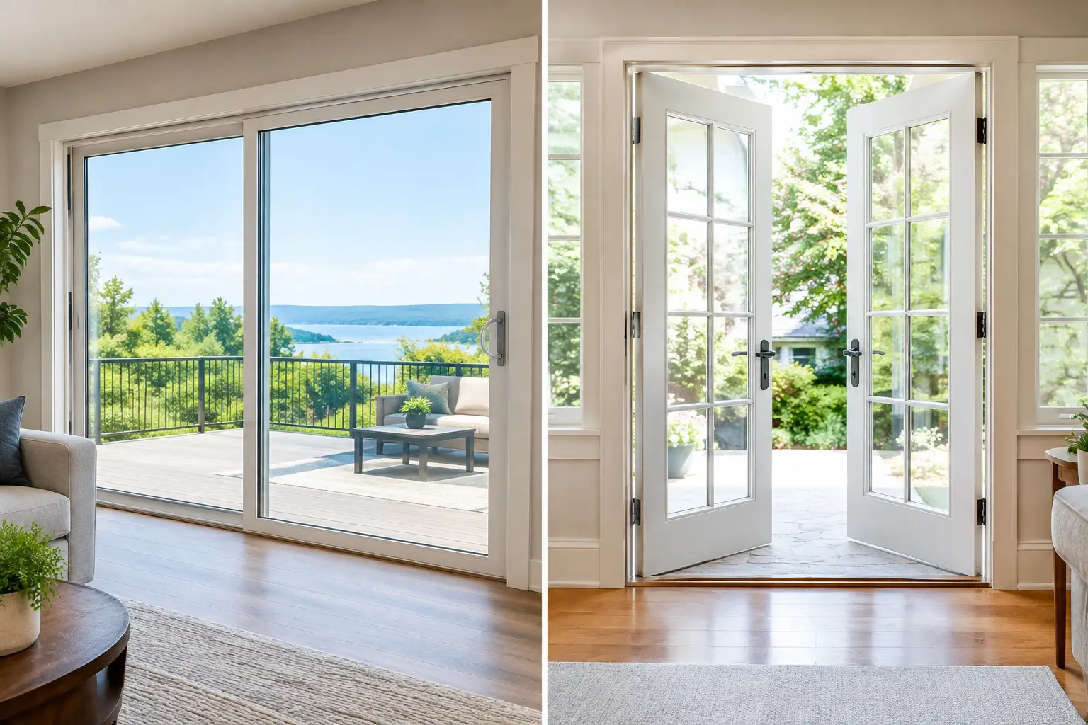 Sliding Doors Versus French Doors Compared